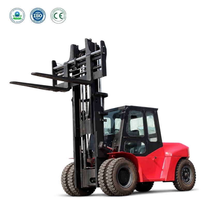 Carrello elevatore diesel da esterno da 10 tonnellate