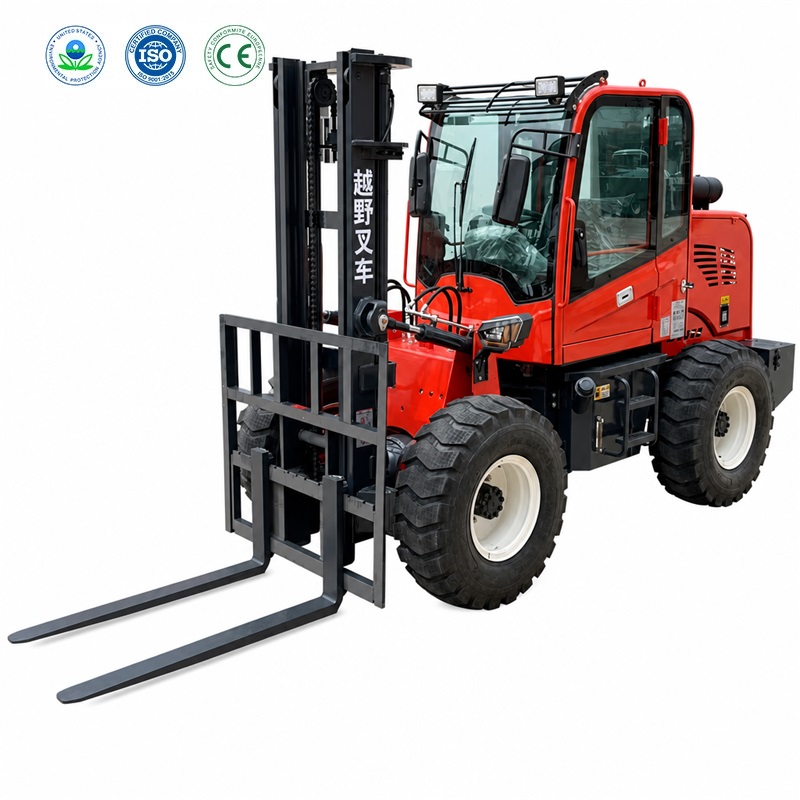 Carrello elevatore fuoristrada 4WD da 1,5 tonnellate | Sollevamento 3 m