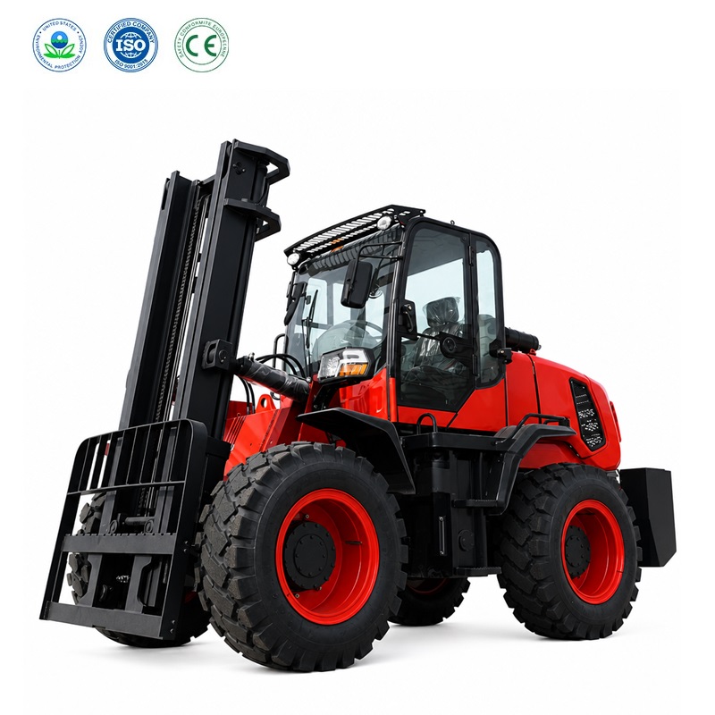 Carrello elevatore fuoristrada 4WD da 5 tonnellate