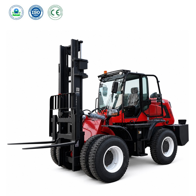 Carrello elevatore fuoristrada 4WD da 6 tonnellate | Sollevamento 4 m